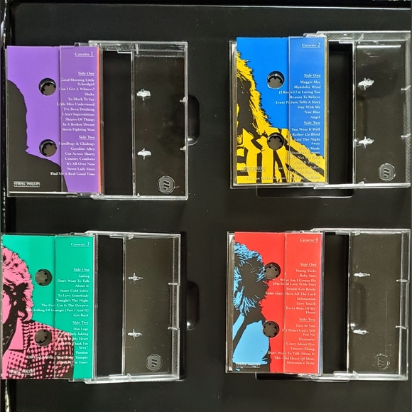 Rod Stewart Storyteller 4 Cassette Tape Set THE COMPLETE ANTHOLOGY 1964-1990 - Picture 3 of 11